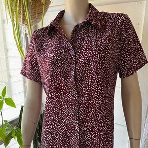 Velvet short sleave shirt -FOREVER 21